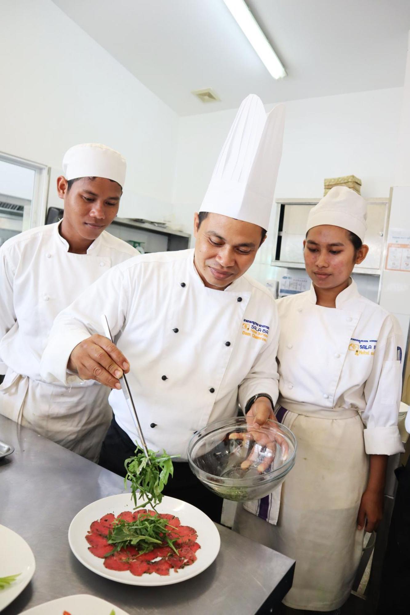 Sala Bai Hotel & Restaurant School Siem Reap Esterno foto