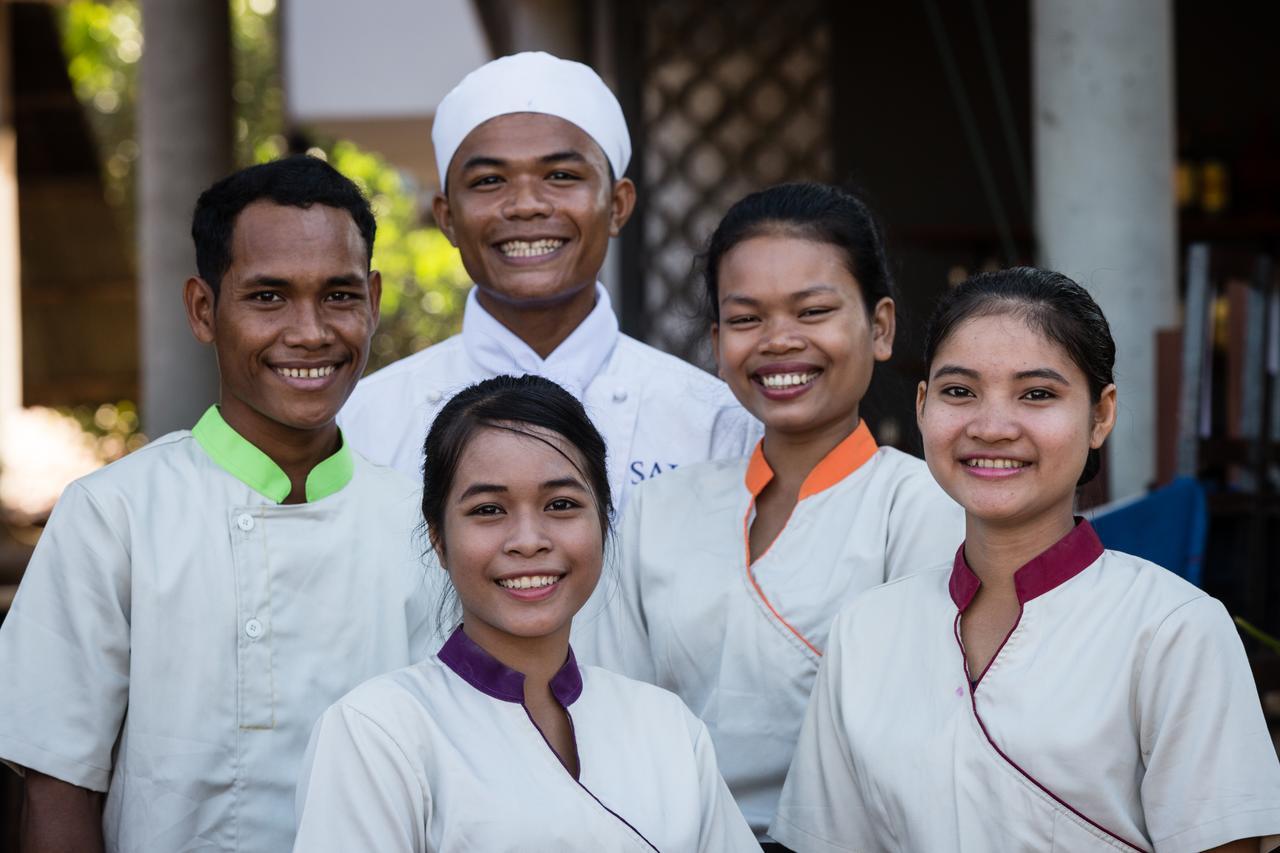 Sala Bai Hotel & Restaurant School Siem Reap Esterno foto