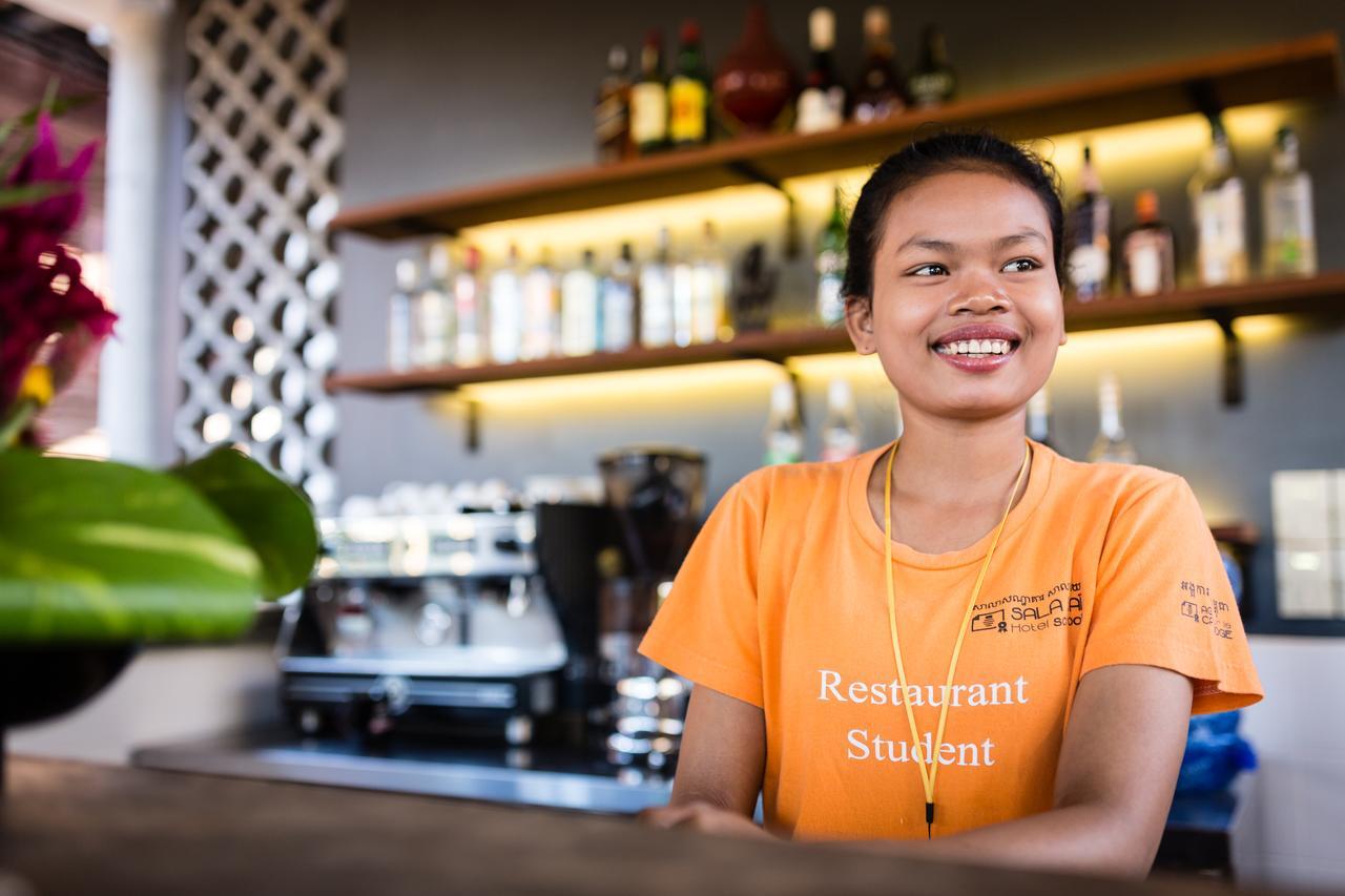 Sala Bai Hotel & Restaurant School Siem Reap Esterno foto