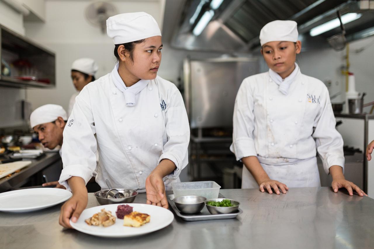 Sala Bai Hotel & Restaurant School Siem Reap Esterno foto
