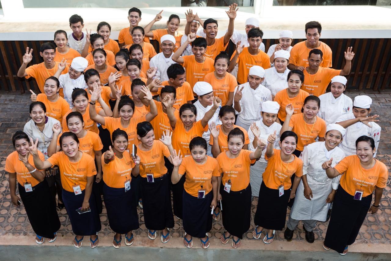 Sala Bai Hotel & Restaurant School Siem Reap Esterno foto