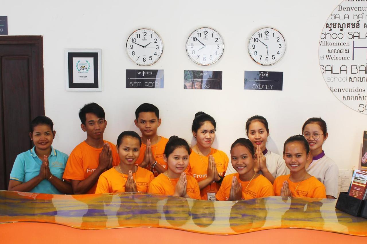 Sala Bai Hotel & Restaurant School Siem Reap Esterno foto